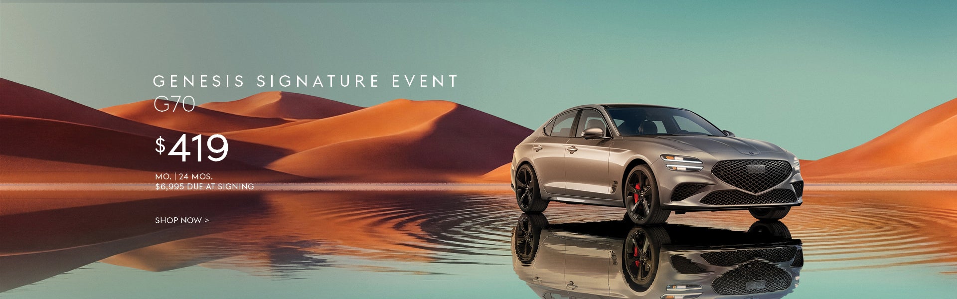 Genesis G70 lease deal