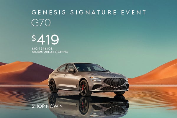 Genesis G70 lease deal