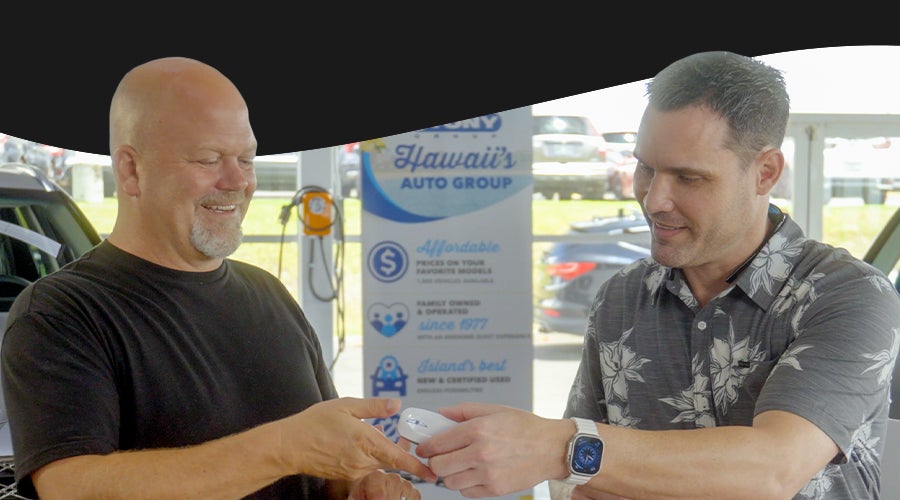 Customer Taking Keys