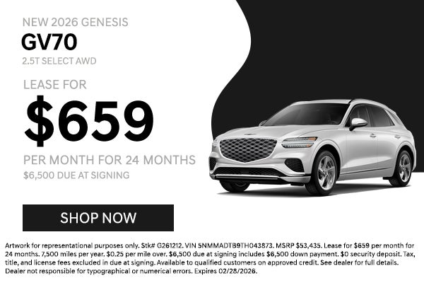 GV70 Lease Offer