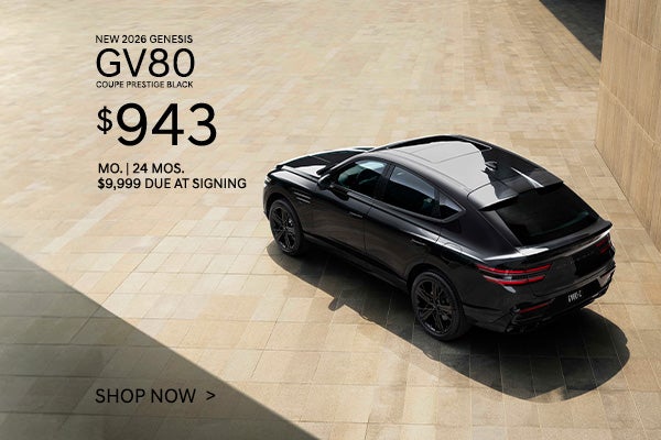 Genesis GV80 coupe prestige black lease deal